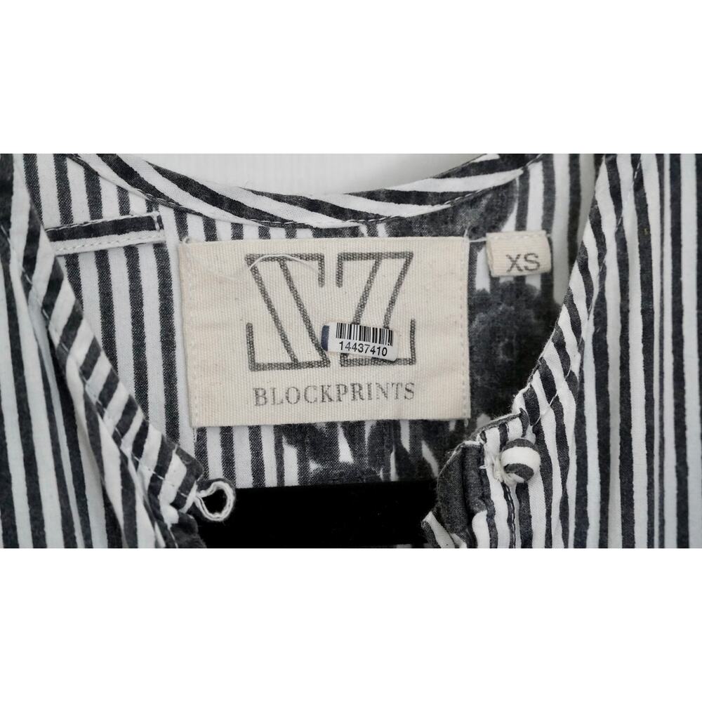 SZ Blockprints Aaron Navy Dress Sz XS - Picture 5 of 6